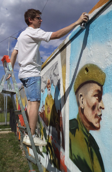 Победные граффити  в Коврове